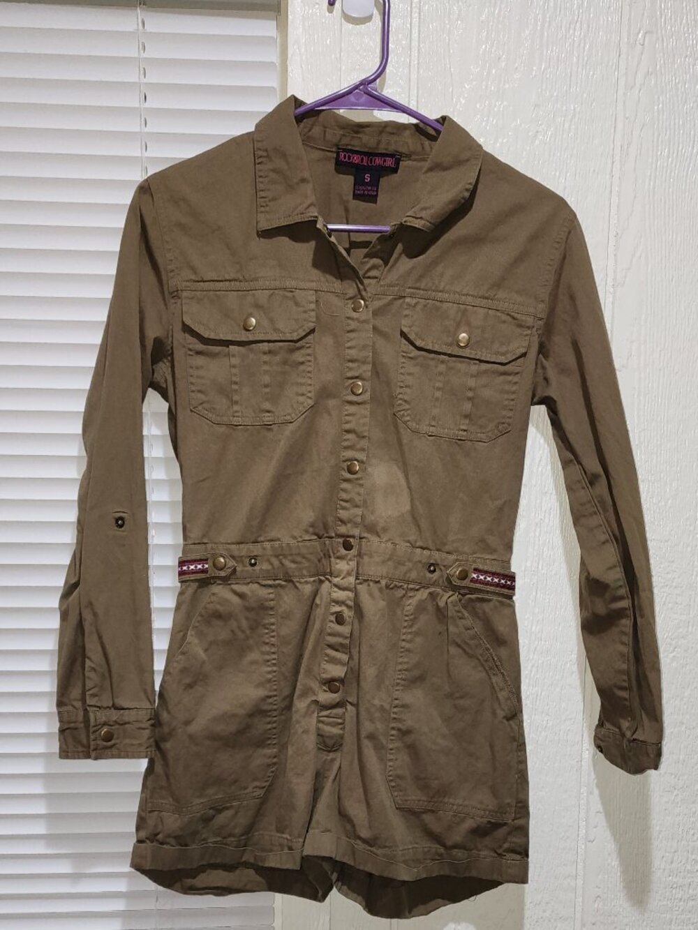 Dark green romper